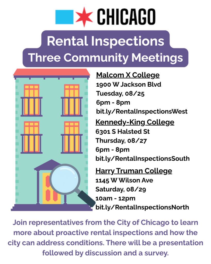 Chicago Tenants: Join the Conversation on Proactive Rental Inspections